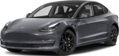 Aerodynamic front design with LED headlights and black alloy wheels