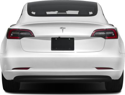 Rear view with sleek taillights and smooth bumper