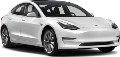 Sleek front and side view with aerodynamic curves and LED headlights