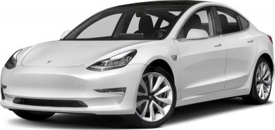 Sleek front and side view with aerodynamic headlights and alloy wheels