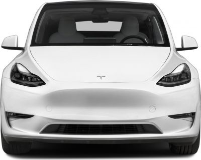 Front view with sleek headlights and smooth nose fascia