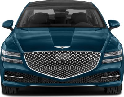 Prominent mesh grille and sleek dual LED headlights