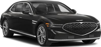 Diamond-pattern grille with sleek dual LED headlights