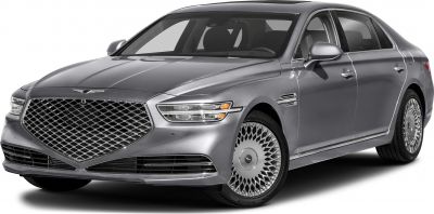 Signature large crest grille and intricate multi-spoke alloy wheels on a luxury sedan.