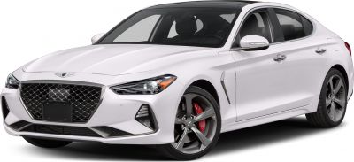 Front and side view with grille, headlights, and alloy wheels