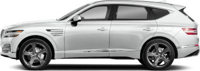 Side view highlighting smooth design and alloy wheels