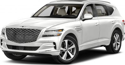 Front grille and split LED headlights with aerodynamic hood