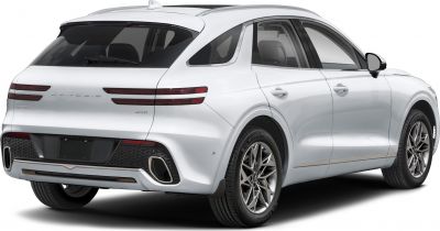 Sleek rear design with horizontal taillights and stylish alloy wheels