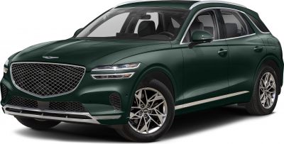 Luxury SUV with mesh grille and multi-spoke alloy wheels