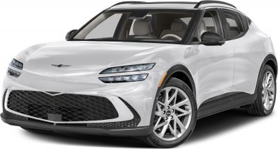 Sleek front view with slim LED headlights and mesh grille