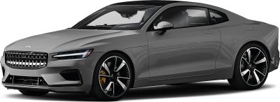 Front three-quarter view of sleek coupe with bold grille and intricate alloy wheels