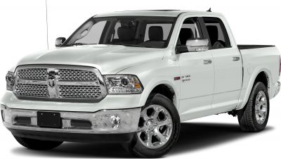 Front grille and crew cab pickup truck with chrome detailing
