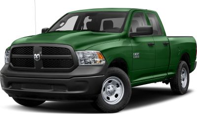 Front grille and four-door pickup body
