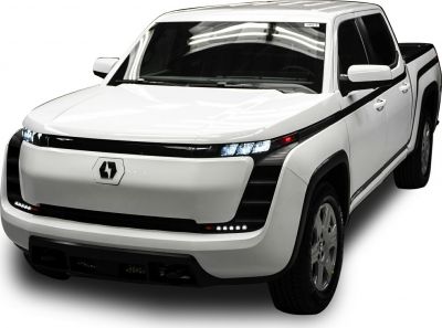 2022 Lordstown Endurance Crew Cab 3/4 front-left view