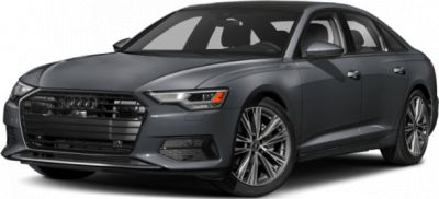 Front three-quarter view of a luxury sedan with LED headlights and aerodynamic shape