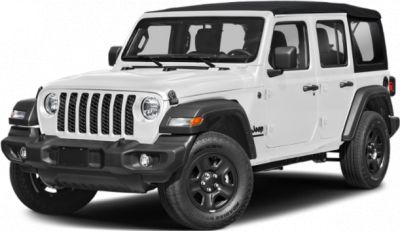 Rugged off-road SUV front with round headlights and seven-slot grille
