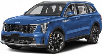Front view of SUV with LED headlights and updated grille