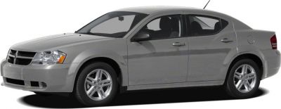 2008 Dodge Avenger Sedan 3/4 front-left view