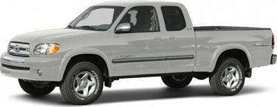 Regular cab extended pickup truck with alloy wheels and TRD Sport decal