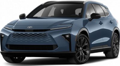 Sleek SUV front with modern grille and sharp LED headlights