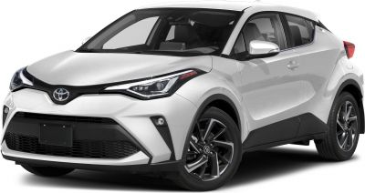 Front-side view with LED headlights and sleek front grille