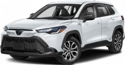 Front and side view of a modern compact SUV with sharp grille and alloy wheels