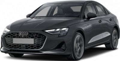 Front view with honeycomb grille and sleek headlights