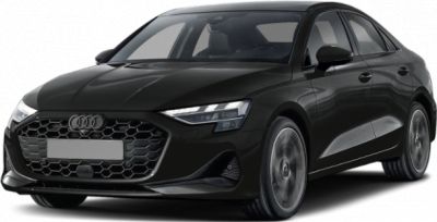 Front view with sleek grille and aerodynamic body lines