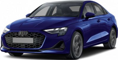 Front view with LED headlights and aerodynamic body lines