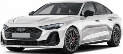 LED headlights and sporty front grill with aerodynamic lines.