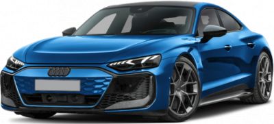 Front angle view with LED headlights and aerodynamic details