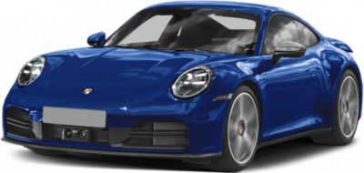 Front side view with aerodynamic design and LED headlights