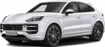 Front-side view with sleek headlights and sporty wheels.