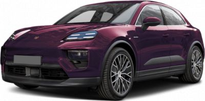 Front side view with LED headlights and sporty aerodynamic design