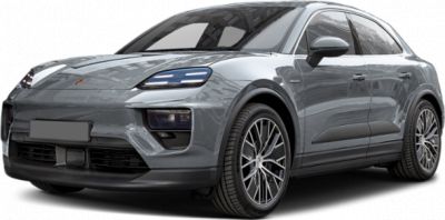 Electric SUV with LED headlights and multi-spoke alloy wheels