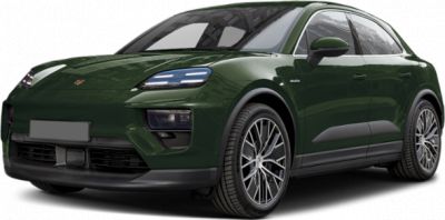 Front profile of green SUV with LED headlights and alloy wheels