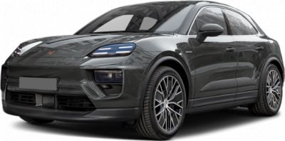 Front and side exterior view with LED headlights and aerodynamic SUV design