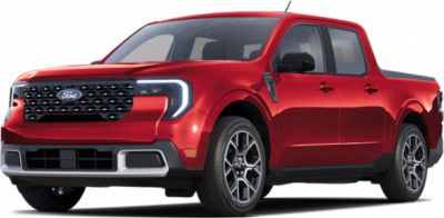 Mid-size pickup truck with updated grille and modern headlights.