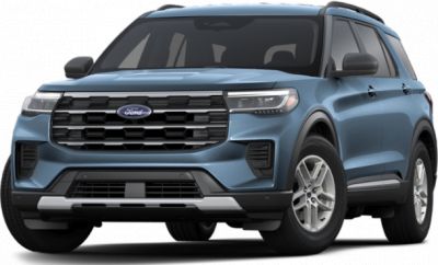 Front grille and LED headlights on mid-size SUV facelift