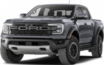 Bold front grille with LED headlights and rugged off-road tires