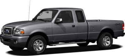 Side profile of an extended cab pickup truck with chrome wheels