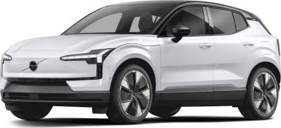 Front LED headlights and aerodynamic side view of a modern SUV
