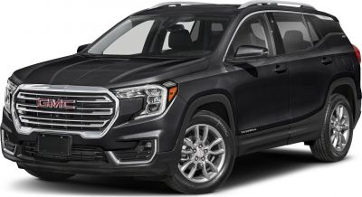 2025 GMC Terrain III 3/4 front-left view