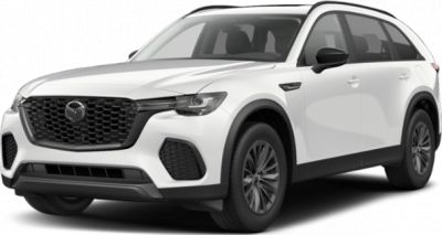 White SUV front grille and side profile with roof rails