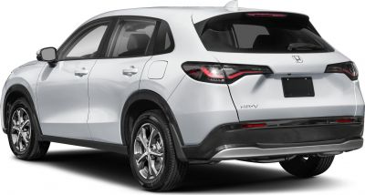 Rear and side view of a modern compact SUV with updated taillights and alloy wheels.