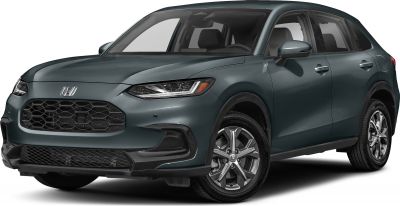 Front grille, LED headlights, and alloy wheel of a compact SUV
