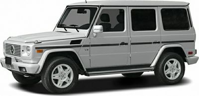 Side profile of boxy SUV with V8 badge and five-spoke wheels