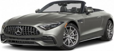 Luxury convertible front with grille, headlights, and alloy wheels