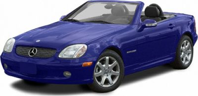 Blue convertible roadster with alloy wheels and sporty design