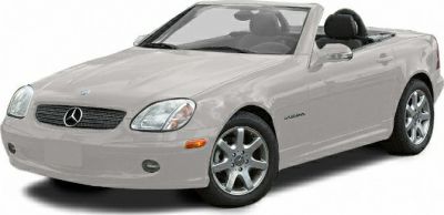 Front angle of a facelifted convertible with alloy wheels and two-seater layout